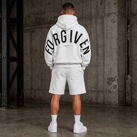 Ensemble de vêtements de luxe Cenloong, sweat-shirt en coton épais pastel avec logo, sweat-shirts et shorts pour hommes, haute qualité