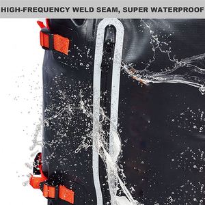 Bolsa Seca Impermeable Flotante para Exteriores con Costuras Soldadas de Alta Frecuencia y Correas Ajustables para Senderismo, Natación en Ríos y Viajes - Product Image 5