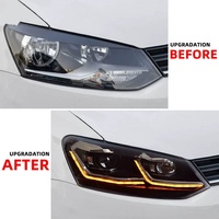 Phares LED pour Volkswagen POLO MK5 2011-2018, amélioration des accessoires VW Polo, ensemble de phares de voiture VW, projecteurs