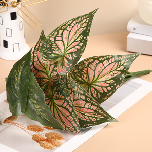 Hojas Artificiales Grandes Novedad 2026 para Techos, Suministros <span class=keywords><strong>de</strong></span> Jardinería Creativa, Persianas, Cortinas y Contraventanas, Hoja Verde Artificial - Product Image 1