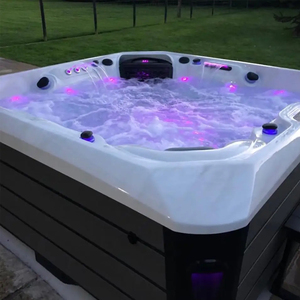 Spa extérieur haut de gamme pour 6 personnes avec jets multiples et haut-parleur pour la détente familiale - Product Image 3