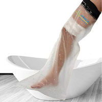 Housses de protection pour plâtre de douche pour adultes, housse de protection imperméable pour plâtre de jambe cassée, cheville, pied, sac de plâtre réutilisable pour la douche