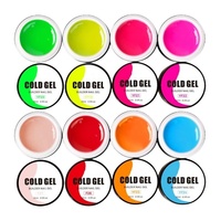Beautilux Marque privée Couleur bonbon 15g Chine Vente en gros Extension de gel pour les ongles Kit d'extension de gel pour ongles en gel papillon