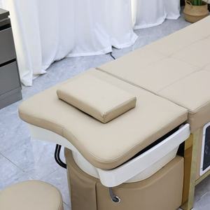 เตียงสระผมพร้อมระบบนวดและอบไอน้ำสำหรับร้านทำผมและร้านเสริมสวย - Product Image 5