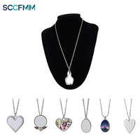 Collier en alliage de zinc à transfert thermique, style Ins, pendentif ovale en forme de cœur avec ailes d'ange, impression photo DIY, bijoux pour la Saint-Valentin, anniversaire
