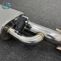 Sistem Knalpot Valvetronic Rytan Berbahan Baja Tahan Karat 304 Catback untuk Mercedes BENZ W463 G500 G55 G63 4.0T/ 5.5T 4 Keluaran