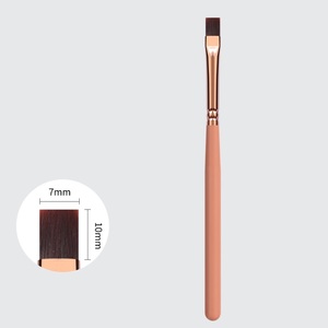 Pincel para Pintar Uñas en Gel, Cabeza Plana Grande, para Gel Acrílico 3D, Extensión UV, Recubrimiento, Pincel para Decoración de Uñas - Product Image 6
