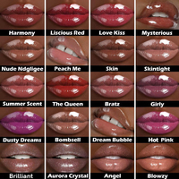 Vente en gros de tubes de brillant à lèvres en or Fournisseur de brillant à lèvres avec impression de logo privé Rouge à lèvres mat brillant Nude Shade