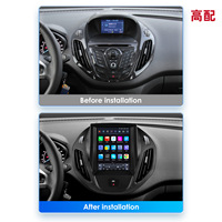 CARUPEZ 9,7-Zoll Android Autoradio für Ford Transit/Tourneo Courier 13-21 7862S 8-Kern Vertikaler Stil USB DSP Plug-and-Play