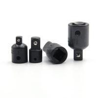 4 pièces 1/4 3/8 1/2 pouces, oxyde noir, adaptateur de douille à cliquet, manchon de convertisseur, clé à douille