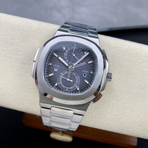 Montre automatique de luxe pour homme, complexe, multifonction, sertie de diamants - Product Image 6