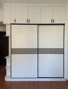 Armoire à portes coulissantes en MDF, finition mélamine, mini échantillon, <span class=keywords><strong>prix</strong></span> bas, panneau de particules, armoire à vêtements, placard, sur mesure - Product Image 3