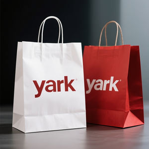 Custom Logo Kraft Paperboard Packing Shopping <b>Bag</b> for Clothing and Food for <b>Gift</b> Shops - Product Image 6