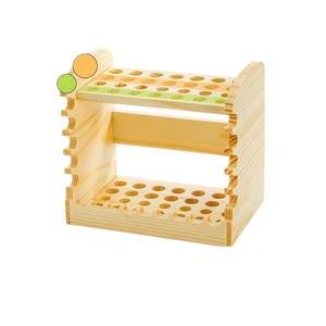 Wooden Paintbrush Organizer <b>Desktop</b> 4 Layers Art Tool <b>Shelf</b> Stationery Holder - Product Image 5