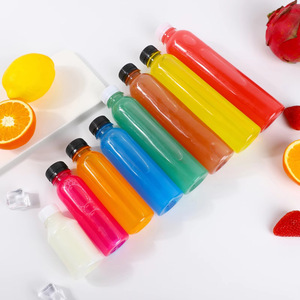 Nhựa Trong Suốt Chai Dùng Một Lần Nước Giải Khát Thương Mại Chai Pet Nước Trái Cây Và Trà Sữa Chai Với Cap - Product Image 4