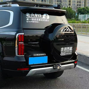 <span class=keywords><strong>ถัง</strong></span>500hi4t แต่งชุดอัศวินสีดำพร้อมประตูท้ายและขอบล้ออะไหล่<span class=keywords><strong>รถ</strong></span>โครเมี่ยมสีดำใหม่ - Product Image 3