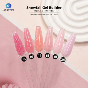 Nhiệt thấp tự san lấp mặt bằng độ cứng long lanh Nail mở rộng lâu dài Hema miễn phí Builder Nail Gel TPO miễn phí tuyết rơi Gel Builder - Product Image 2