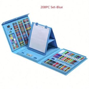 Esale - Juego de 208 Piezas de Juguetes de Dibujo de PVC de Alta Calidad para Niños, Colores Brillantes, Escritura Suave, Cultiva el Interés por Pintar - Product Image 4