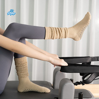 Chaussettes Slouchy Scrunch pour femmes Chaussettes tricotées en gros pour tailles de chaussures 5 à 10 Saison d'automne