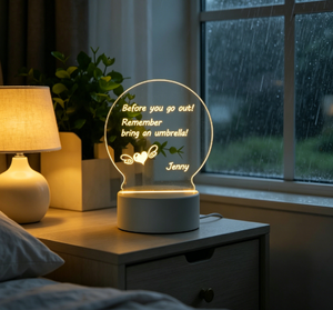 Lampe de table à lumière nocturne 3D à motif personnalisé, base de lampe rechargeable, lampe de décoration de bureau LED personnalisable pour la chambre à coucher - Product Image 2