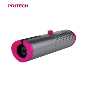 Pritech Mini inalámbrico recargable de Control de temperatura automático inalámbrico rizador con Lcd de pantalla inteligente - Product Image 3