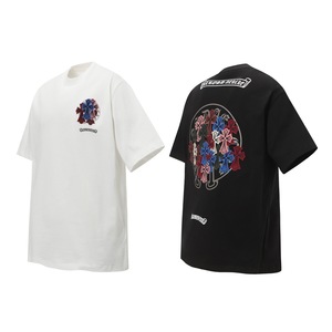 Camiseta de Manga Corta CH Croma de Algodón, Exclusiva para Comercio Exterior, Venta al Por Mayor, Lisa, Sin Arrugas, Casual, Blanca, para <span class=keywords><strong>Hombre</strong></span> y Mujer - Product Image 3