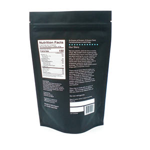 Emballage alimentaire de qualité alimentaire avec impression personnalisée de chips de <span class=keywords><strong>salami</strong></span> sac de pochette à fermeture éclair doux au toucher - Product Image 4