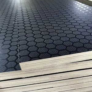Haute qualité nid d'abeille anti-dérapant hexagone noir Film face contreplaqué Marine antidérapant Construction coffrage prix bouleau <span class=keywords><strong>pin</strong></span> <span class=keywords><strong>placage</strong></span> - Product Image 5