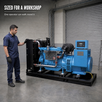 Groupe électrogène diesel Weichai à châssis ouvert refroidi par eau 60kW 75kVA 120kW 150kVA, groupe électrogène de secours pour usine et ferme