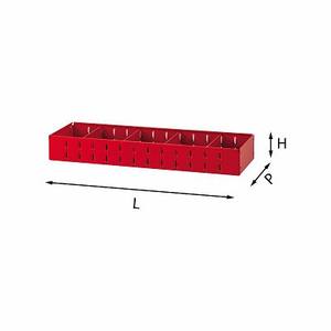 Rac1 Tool <b>Storage</b> Tray 5003 Red Metal Organizer For <b>Workshop</b> Cabinet Use - Product Image 1