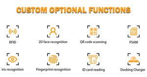 Tùy chỉnh Rugged PDA 5.5 inch cầm tay thiết bị đầu cuối công nghiệp NFC <span class=keywords><strong>GPS</strong></span> 4 gam LTE Rugged điện thoại di động với tùy chọn NFC RFID Máy quét mã vạch - Product Image 6