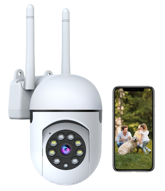 Eseecloud 360 Degree HD CCTV Dome Camera with Night Vision IP Wireless Security  Wifi Light Bulb Sensor CMOS