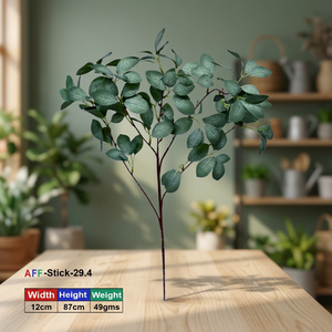 Tiges, feuilles et branches vertes artificielles AFF Stick 29.4 - Product Image 2