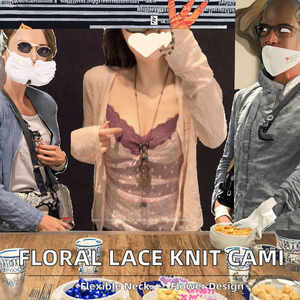 Débardeur en dentelle pour femme, style décontracté et tendance, confortable, sans bretelles, tricoté, court devant, uni, col rond, pour clubbing, 3D 100% - Product Image 2
