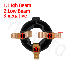 YHMOTO BA20d Headlight Lamp Holder Bulb <b>Socket</b> Suitable for Simson S50 S51 S70 S53 SR50 KR51 Moped Parts - Product Image 5