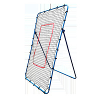 Filet de rebond de football 4x7FT, but de rebond réglable multi-angles, filet d'entraînement pour le volley-ball, le baseball et le hockey