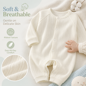 Tutina Primaverile per Neonati, Pigiama a Maniche Lunghe in Cotone Confortevole, <span class=keywords><strong>Tuta</strong></span> Intera per Bambini - Product Image 3