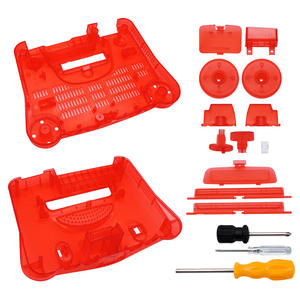 Boîtier en plastique de remplacement pour <span class=keywords><strong>Nintendo</strong></span> <span class=keywords><strong>64</strong></span>, coque de console de jeu vidéo rétro, coque pour console N64, coque en ABS translucide - Product Image 2