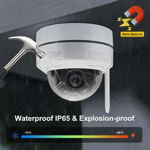 Innotronik CamhiPro应用圆顶摄像机双向音频8MP固定迷你PTZ户外安全摄像机红外夜视智能生活 - Product Image 2