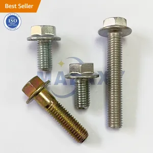 MALAXY M5 M6 M8 M10 3/8 "1/4 20 Grado 12,9 8,8 Cabeza hexagonal de zinc Brida Gr5 Perno y tornillo de titanio