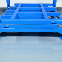 Étagère de stockage de pneus empilable robuste, support à pneus en acier commercial réglable pour garage, entrepôt, atelier