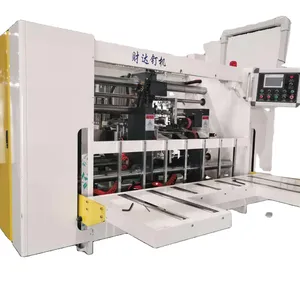 Guangzhou Caida Fornecimento de fábrica CD-2500H Máquina para fazer caixas de papelão com cabeça dupla Máquina para fazer caixas de papelão semiautomática