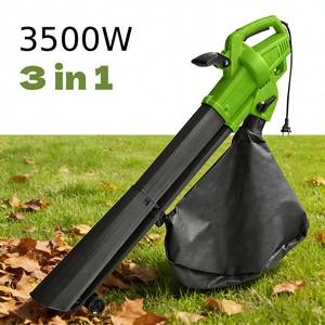 <span class=keywords><strong>Souffleur</strong></span> de feuilles électrique 3-en-1 Vertak 3500W, aspirateur et broyeur, pour le nettoyage des pelouses - Product Image 1