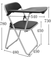 Ensemble de meubles de salon modernes en promotion : table et chaises pliantes en plastique pour usage domestique, directement de l'usine, idéal pour hôtels et hôpitaux
