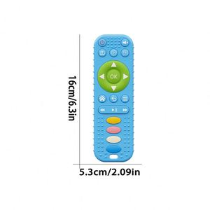 Gel mordedor de varilla de simulación de control remoto de <span class=keywords><strong>TV</strong></span>, muy vendido, para la dentición del bebé y prevención de la succión de manos - Product Image 3