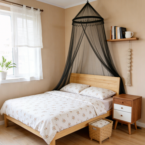Mosquitero Cónico de Lujo <span class=keywords><strong>para</strong></span> <span class=keywords><strong>Cama</strong></span> de Princesa con Borlas Decorativas <span class=keywords><strong>para</strong></span> una Decoración Romántica del Dormitorio - Product Image 4