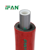 Tuyaux en plastique PERT PEX de haute qualité IFAN 16-32 mm, tube d'isolation en mousse PEX pour systèmes de chauffage au sol pour eau chaude/froide