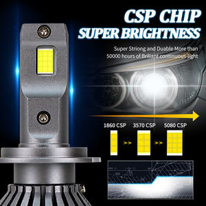 Bombilla LED H4 300w 60000lm Súper Brillante R10 para Auto, Lámpara 9005 H7 Canbus, Luces LED para Auto H7 H11, Faro LED H13 - Product Image 2