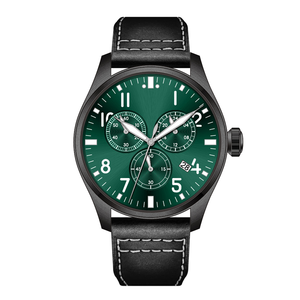 Montre de luxe multifonctionnelle avec chronographe, design vintage, mouvement mécanique, montre de créateur personnalisée, montre de luxe pour homme - Product Image 5