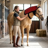 Appareil de thérapie infrarouge rechargeable pour chevaux, 660 nm 850 nm, enveloppement de thérapie par lumière rouge pour le cou, fabricant